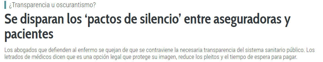 Pactos de silencio
