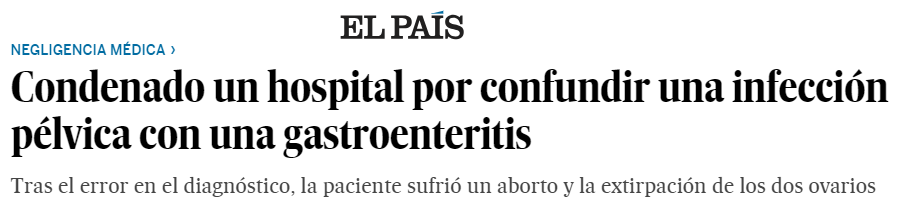 negligencia médica por error de diagnóstico