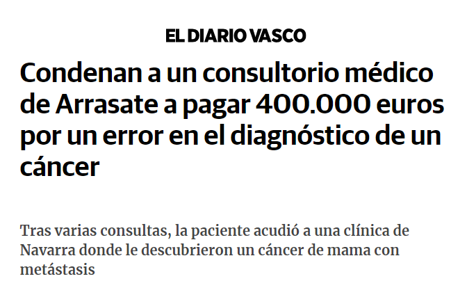 error de diagnóstico