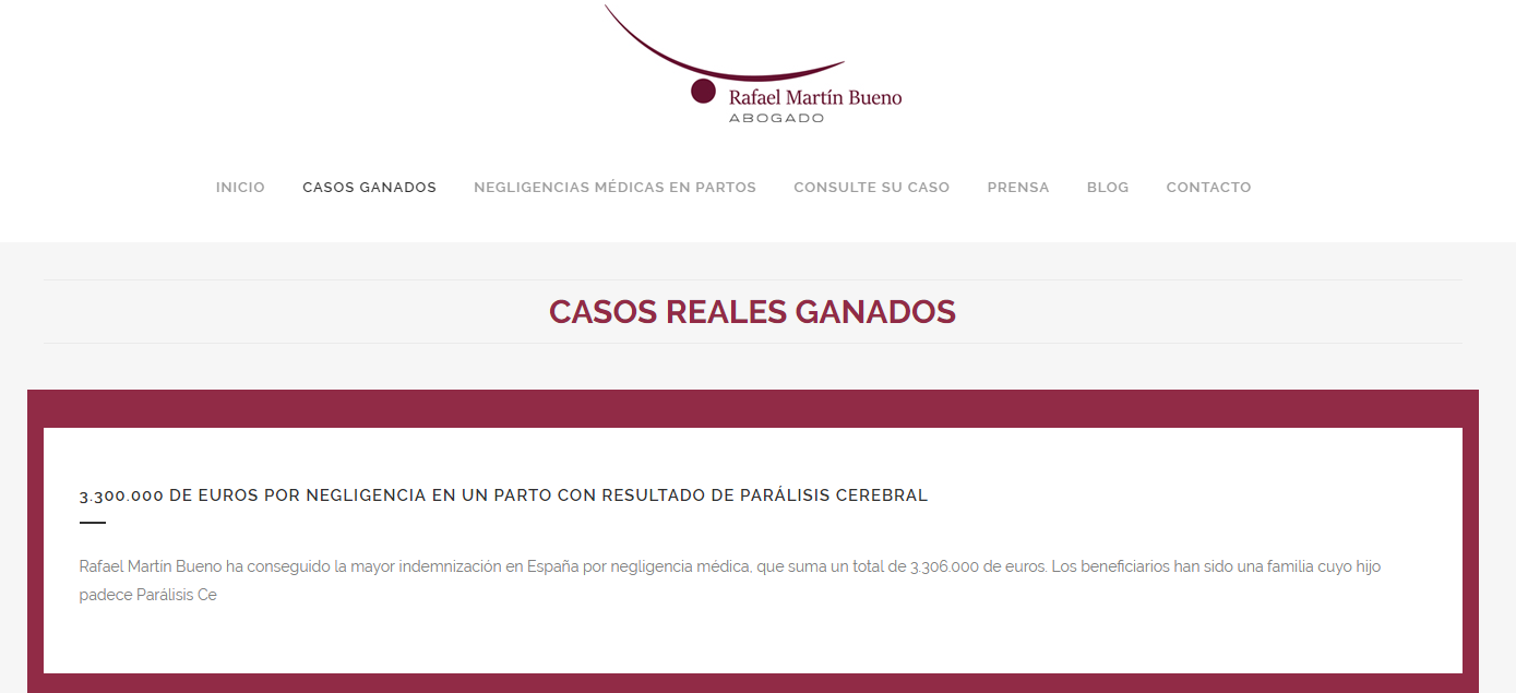 Abogado especializado negligencias médicas