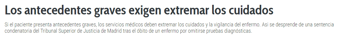 Antecedentes médicos
