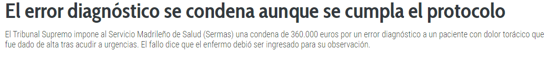 Condena a pesar de cumplir en parte el protocolo